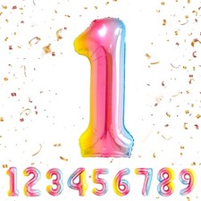 Chiffre 1 Arcenciel  Ballon