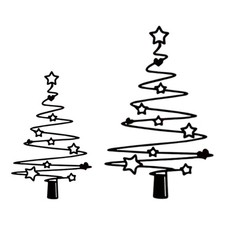 Sapin de Noël mural en