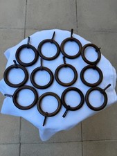 Lot de 12 anneaux rideaux avec