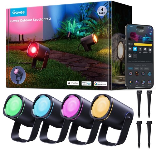 Govee outdoor spot lights - outdoor,