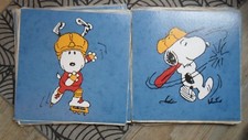 2 DALLES  SNOOPY  GERFLOR
