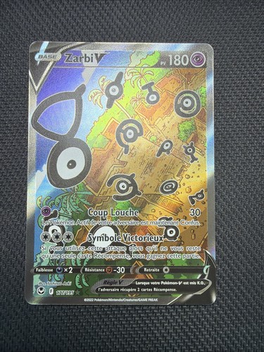 Carte pokemon zarbi 177 - pokemon, v