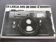 LEICA M5 BROCHURE ANCIENNE AU