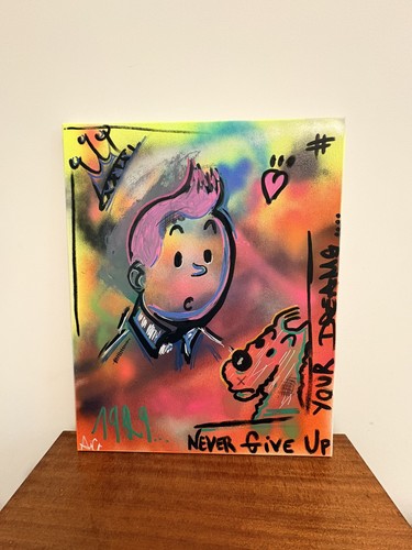 Peinture sur toile acrylique - peinture,