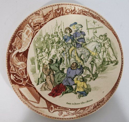 Ancienne assiette parlante - ancienne,