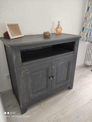 Meuble cerusé - meuble, tv