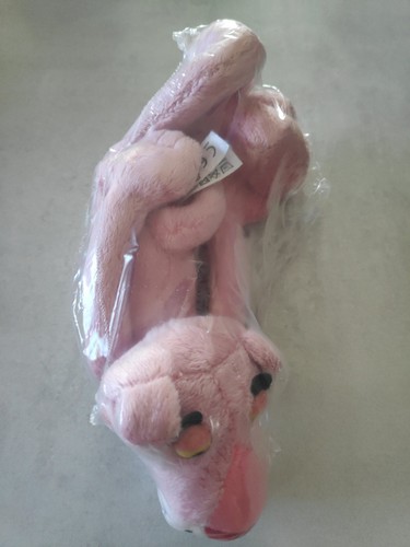 Peluche doudou panthère - peluche, rose