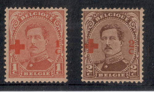 Belgique 1918 timbres - belgique,