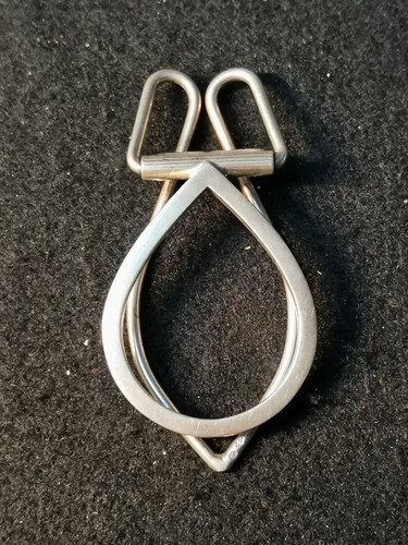 Pince billet argent art - À, en