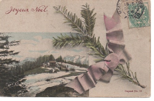 Cpa fantaisie joyeux - fantaisie, noël