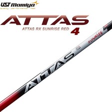 UST Mamiya Golf Japan ATTAS RX SUNRISE RED 4 tige graphite pour pilotes &