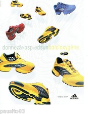 ADVERTISEMENT ADVERTISING 056 2003 Adidas range sneakers sports shoes