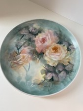 Seltmann Weiden Bavaria W Germany Quality Porcelain Hand Painted Cake Plate 12”