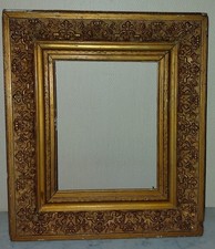 Cadre Ancien En Bois Doré à