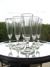 6 Flutes à champagne en