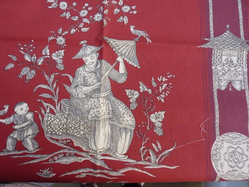 Ancien tissu vintage french - tissu,