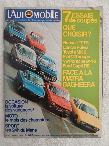 Automobile 325 6 1973 - n°325, 6/1973