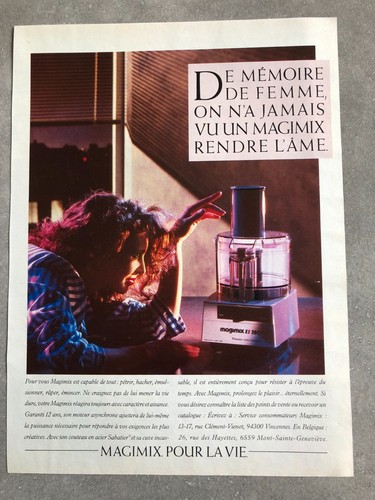Publicité presse 1986 - de,