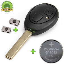 COQUE CLÉ POUR ROVER 75 RJ + CR2032 BATTERIE + 2x BOUTON