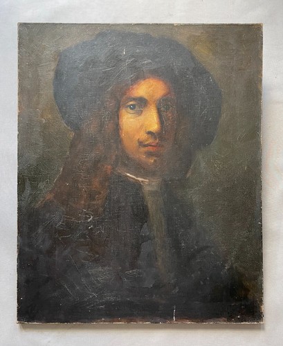 Portrait homme huile sur - d'homme,,
