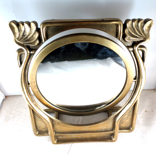Miroir psyché en - /, bronze