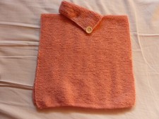 Poncho en 3 ans, fait main