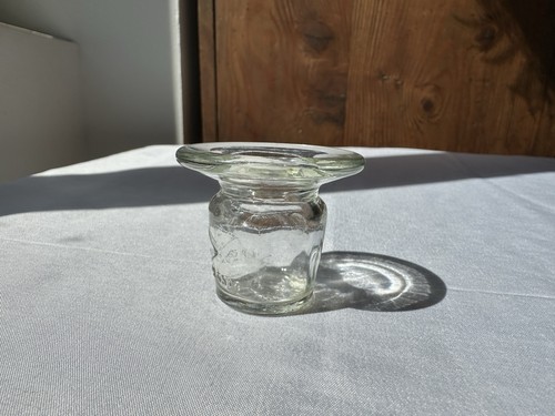 Ancien encrier verre épais - ancien, en