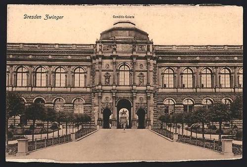 Carte postale dresde - carte, dresde,