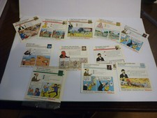 TINTIN, LOT de 10 Images + 1