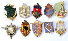 Lot insignes militaires France