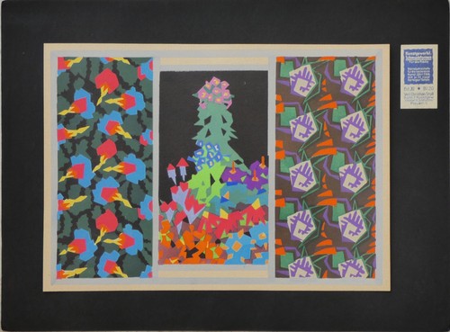 Ornements art deco pochoir - ornements,