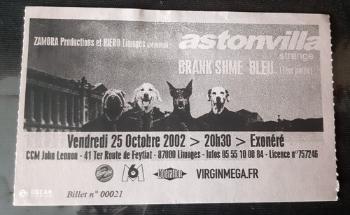 Ticket billet used - ticket, stub