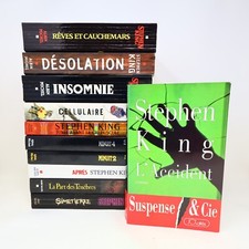 Lot 11 Livres Stephen King Albin Michel/JCL Simetierre Insomnie Horreur French