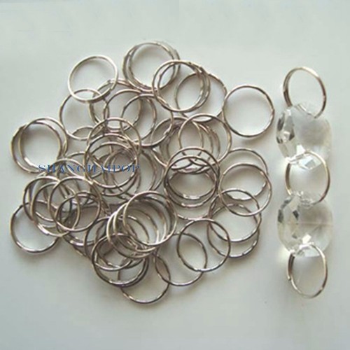 100pcs acier inoxydable anneau - inoxydable,