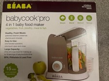Beaba Babycook Pro Baby Food Maker and Steamer - Latte/Mint