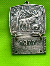 #9851# Ardennes Weekend Badge R.A.M.C.M. 1977