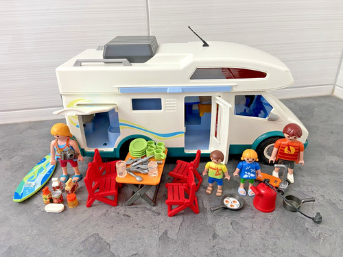 Playmobil 6671 camping - playmobil, car
