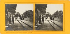 FRANCE Paris Exposition Universelle 1900 Treadmill Photo Stereo 61n6