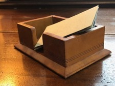 Tanned Cowhide Business Card Holder Made in Florence Italy Giannini