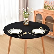 Nappe ronde ajustée avec bord
