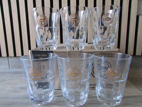 Lot verres lipton - lipton, tea