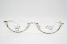 Lunettes Vintage Jean Lafont Tosca Titane Argent Monture Demi-Ronde