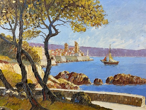 Tableau signé xavier sager - tableau,