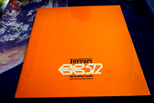Ferrari 512BB Sales Brochure - 14pg - English/Fre/Ita