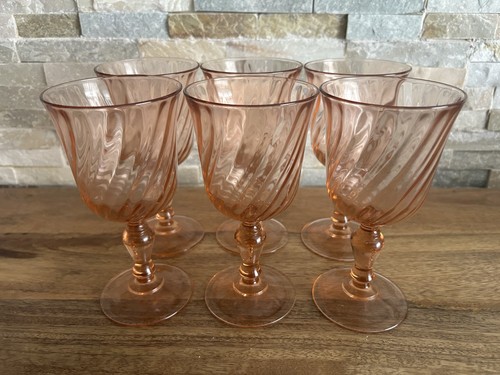 Lot 6 verre à - 1,