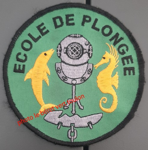 Patch ancien ecole - ecole, plongée