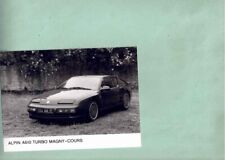 Photo de presse original press photo Alpine A610 Turbo Magny Cours 1992