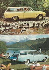 * 2 CPA PUBLICITAIRE FORD