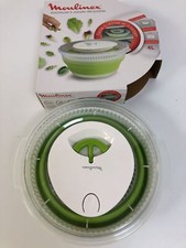 Essoreuse à salade Moulinex rétractable 4L, peu encombrante, lavable au lave-...