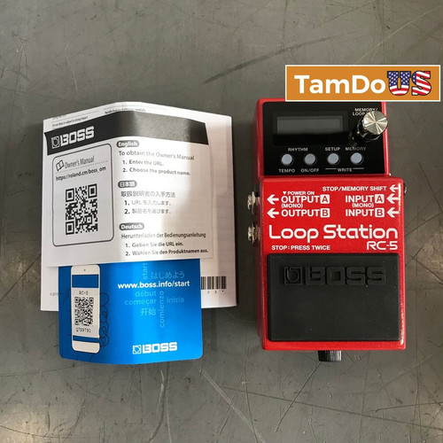 Boss loop station guitar - boss, rc-5